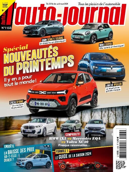 Title details for L'auto Journal by Editions Reworld Springer - Wait list